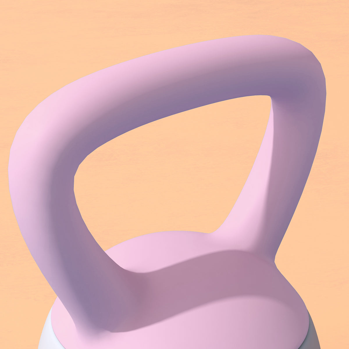 4KG Soft Kettlebell, Kettle Bell with Non-Slip Handle for Home Gym, Weight Lifting, Strength Training, Purple/Grey