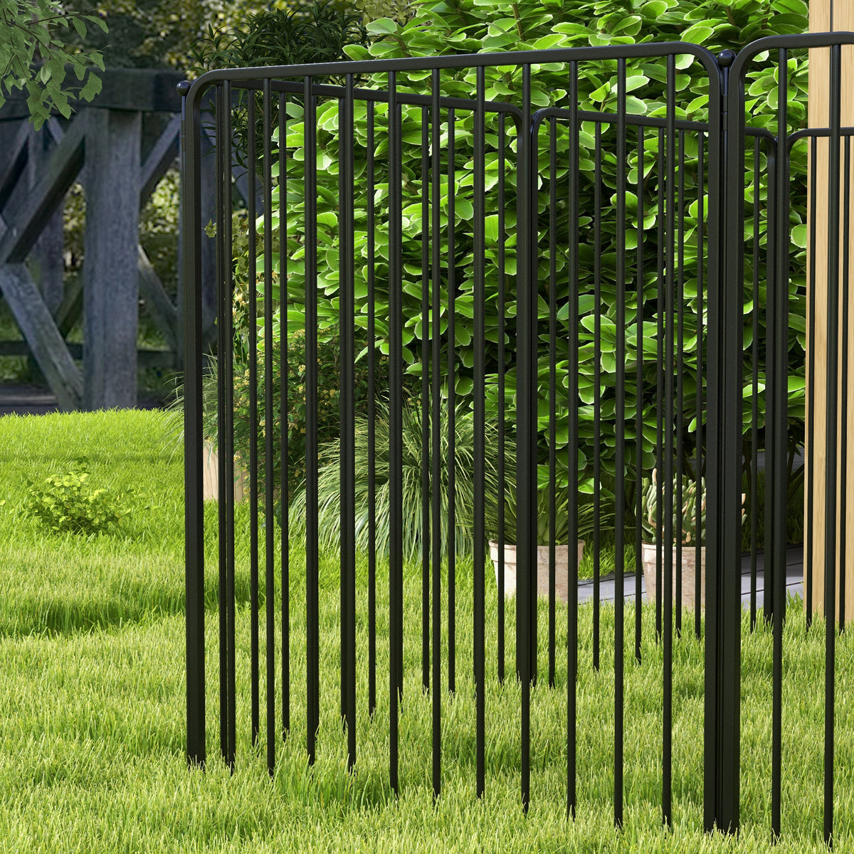 100cm 8 Panels Heavy Duty Dog Pen, Pet Playpen for Indoors, Outdoors, Small, Medium, Large Dogs