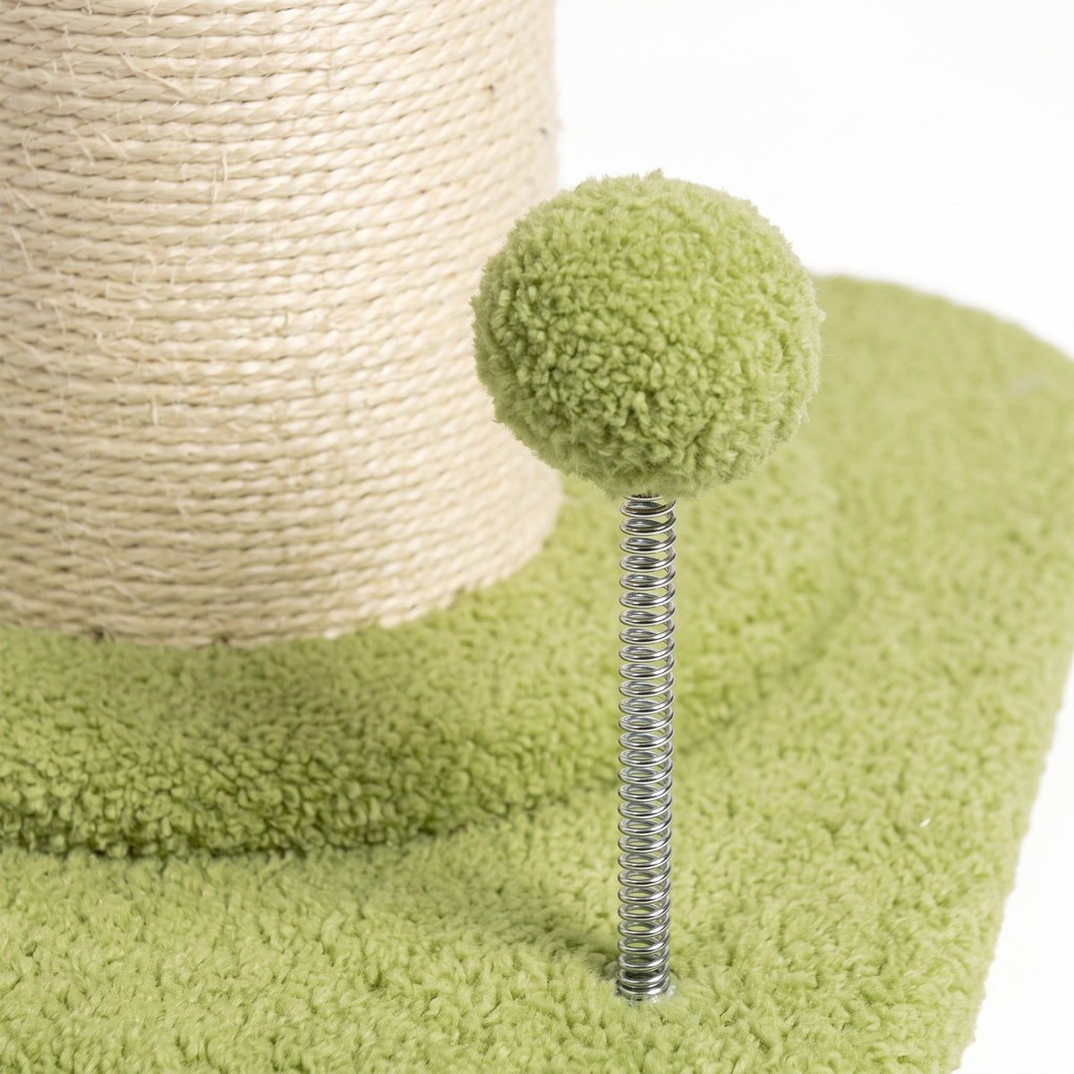 Cat Tree, Flower Cat Scratching Post with Thick Sisal Post, Dangling & Spring Balls, Bed, Kitty Activity Centre