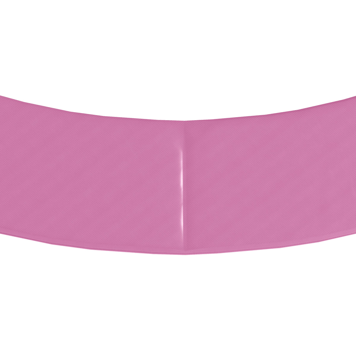 8FT Trampoline Spring Cover, Plastic Trampoline Pad Replacement with Elastic Cord, Waterproof, UV Resistant and Tear-Resistant, No Holes for Pole, Pink