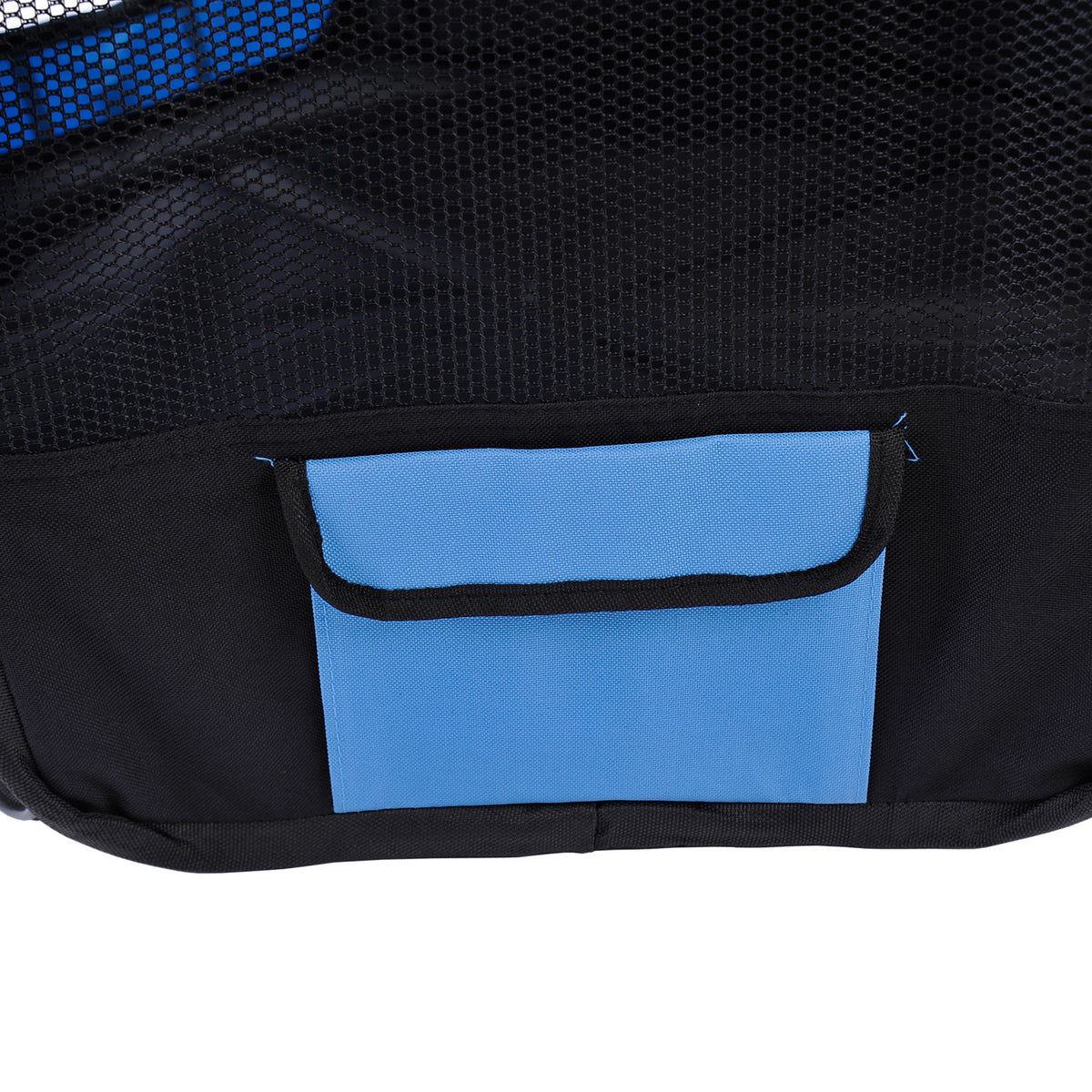 600D Oxford Soft Fabric Kennel, Portable Lightweight Cat Dog Playpen, Foldable Pet Puppy Rabbit Guinea Pig Pen Run Dia 90 x 41H cm Indoor & Outdoor Blue
