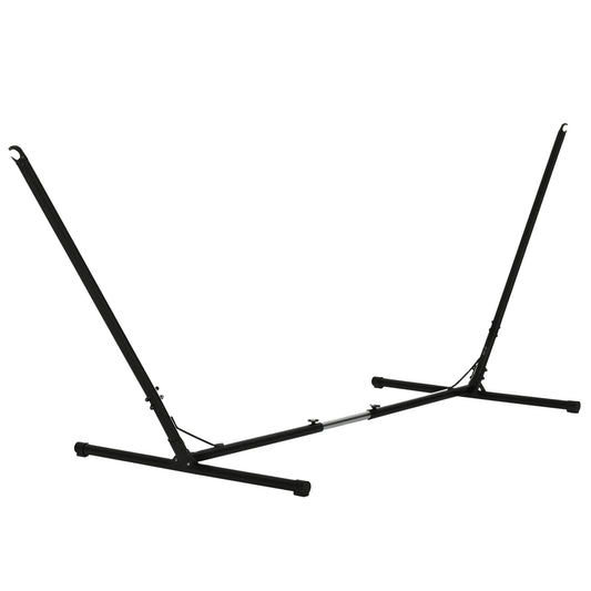 3.1–3.8m Adjustable Universal Hammock Stand Metal Frame Garden Camping Picnic Outdoor Patio Replacement – Stand Only