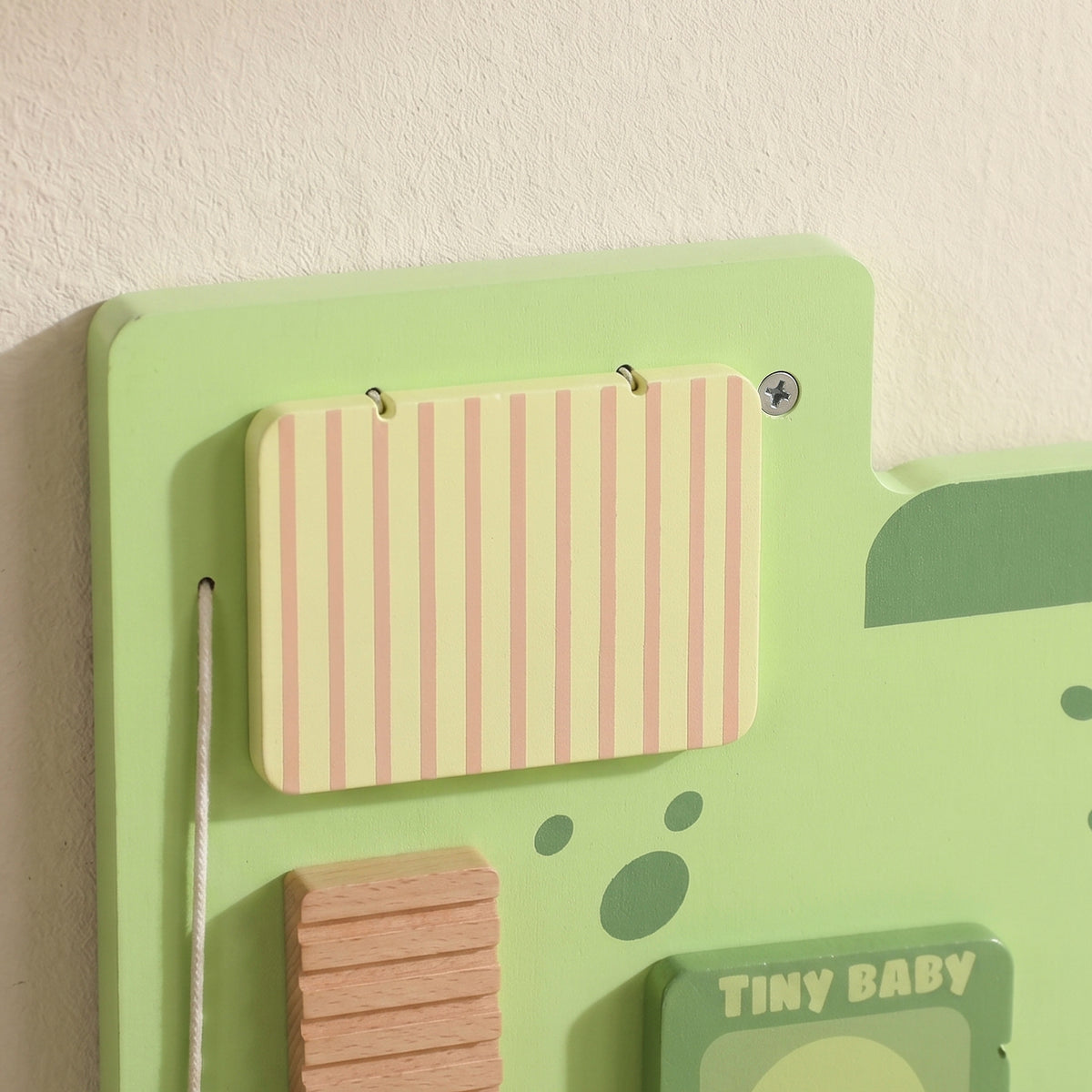 Busy Board Panels, Wall Mounted Montessori Inspired Busy Board, Toddler Learning Centre Dinosaur Theme
