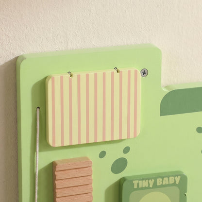 Busy Board Panels, Wall Mounted Montessori Inspired Busy Board, Toddler Learning Centre Dinosaur Theme