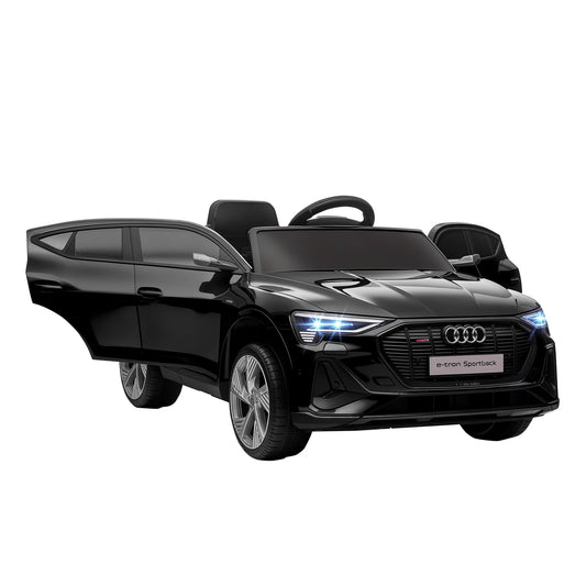 Audi E-tron Licensed 12V Kids Electric Ride on, Electric Car for Kids, with Parental Remote, Music Lights MP3, Suspension Wheels, for 3-5 Years