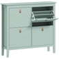 Modern Four-Drawer Shoe Cabinet - Green