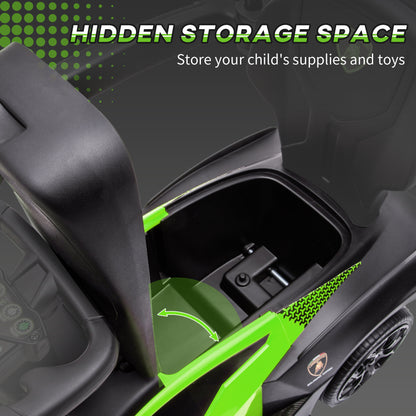 Kids 3-In-1 Lamborghini Ride-On and Stroller, with Horn