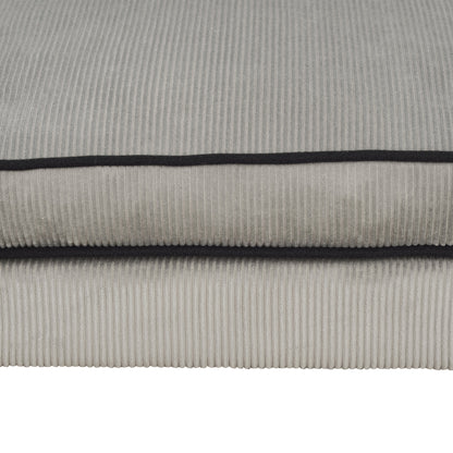 Dog Sofa for XS and S Size Dogs, Pet Chair Bed with Soft Cushion, Cat Sofa Couch with Washable Cover, Wooden Frame, 66.5 x 45 x 35.5 cm, Grey
