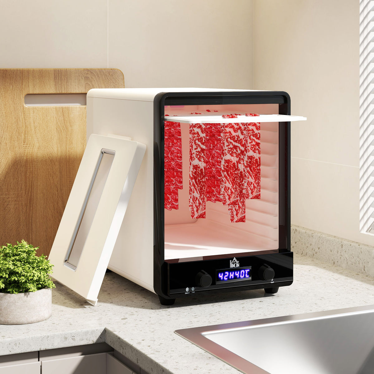 11-Tray Food Dehydrator, 40-70℃ Temperature and Timer