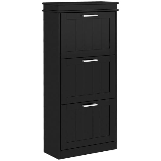Three-Drawer Minimalistic Shoe Cabinet