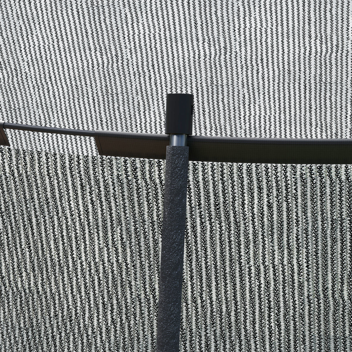 10ft Outdoor Trampoline with Enclosure Net, Spring Cover, Black