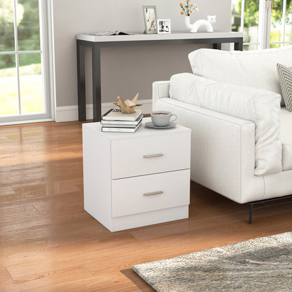 Modern Bedside Table, Beside Cabinet with 2 Drawers, for Bedroom, Living Room