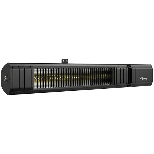 2000 W Electric Infrared Patio Heater, IP65 Outdoor Garden Heater with APP/Touch/Remote Control, 9 Heat Settings, Black