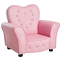 Kids Armchair Toddler Chair Seating Relax Playroom Seater Girl Princess Pink