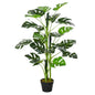 100cm/3.3FT Artificial Monstera Tree Decorative Cheese Plant 21 Leaves with Nursery Pot, Fake Tropical Palm Tree for Indoor Décor