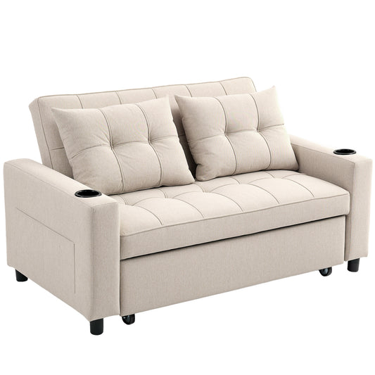 Two-Seater Pull-Out Sofa Bed