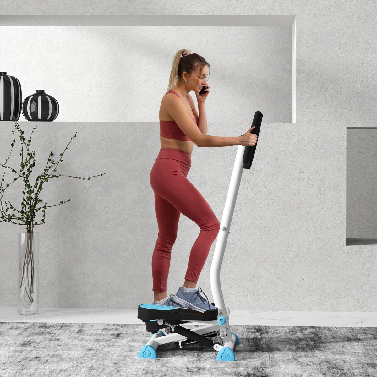 Twister Stepper, Step Machine with Adjustable Resistance, LCD Screen