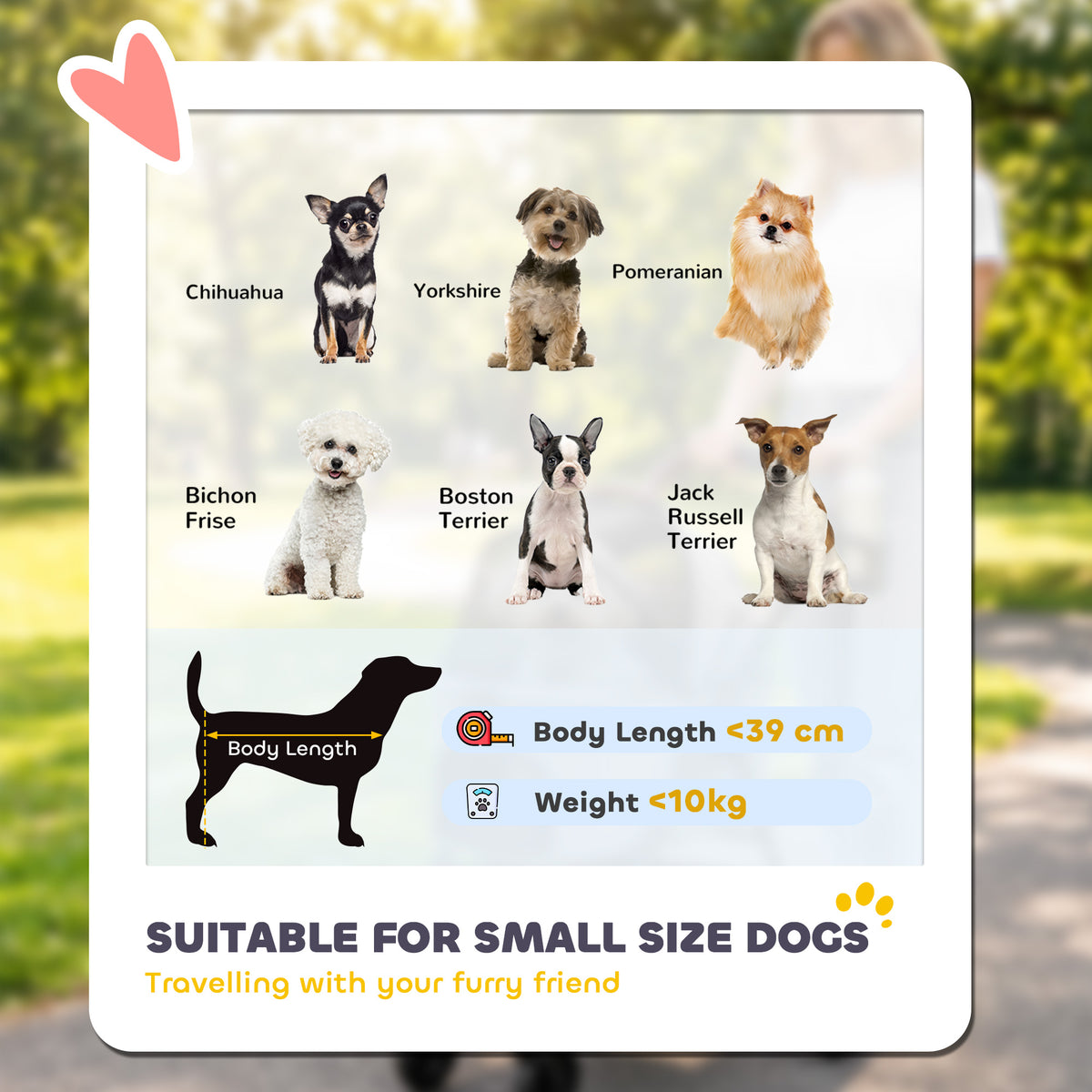 Dog Stroller, 3 in 1 Foldable Pet Stroller for Small Puppy Cat with Detachable Travel Carrier, Storage Basket