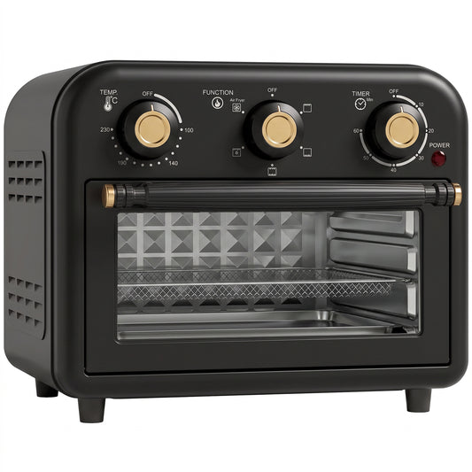 Air Fryer Toaster Oven, Convection Countertop Oven, with Adjustable Temperature and Timer, 12 L