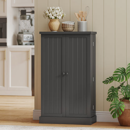 Kitchen Cupboard, Freestanding Multi-Storage Kitchen Pantry Cabinet with Adjustable Shelves