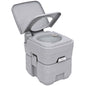 Portable Camping Toilet, 20L Flushable Porta Potty Portaloo with 2 Detachable Tanks, Flush and Double Seal Valve for Outdoor Camping Hiking Travel Caravan