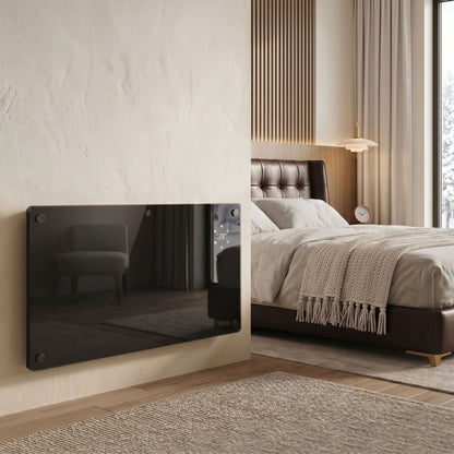 1500W 5-35℃ Smart Control Heater - Black