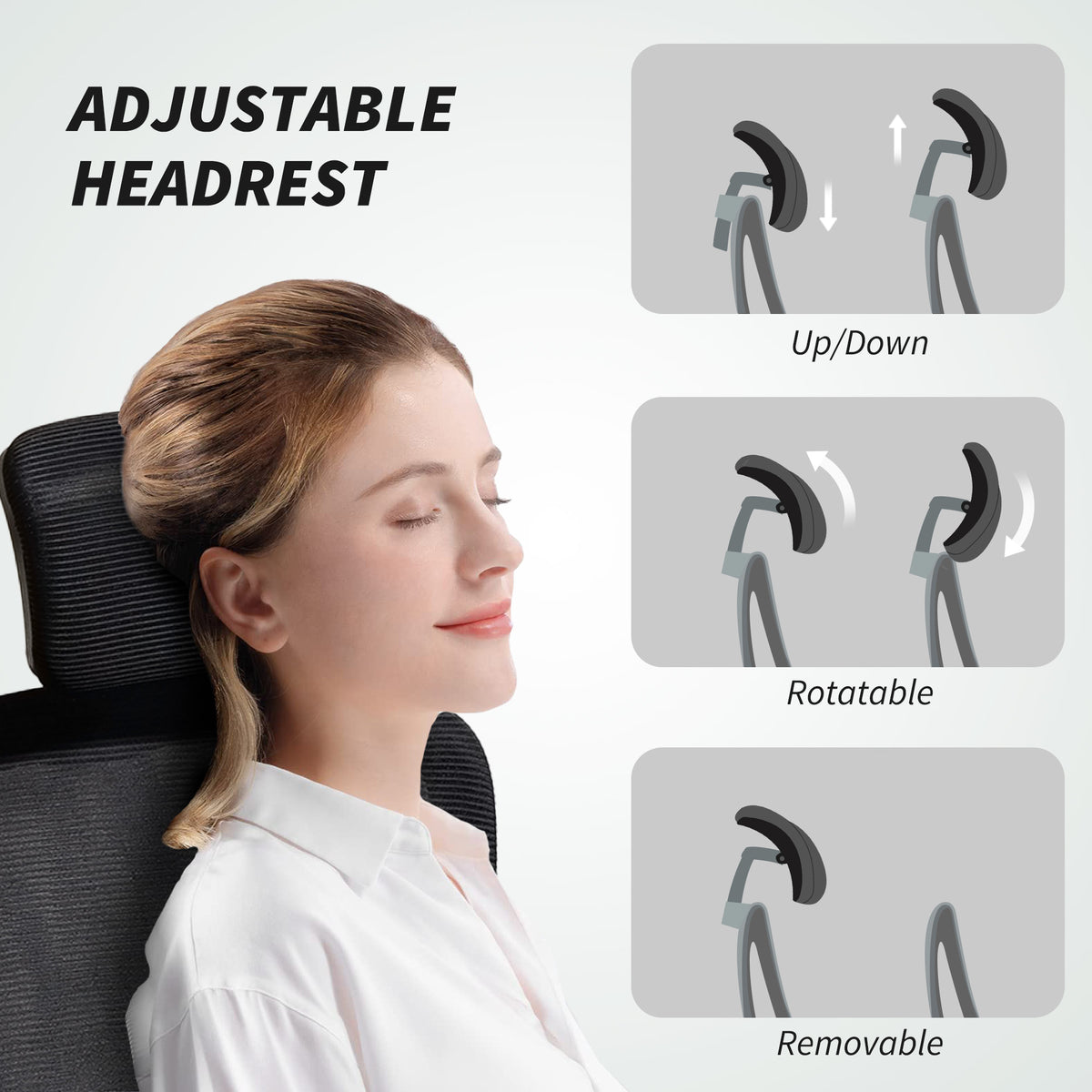 Mesh Back Office Chair, with Lumbar Support