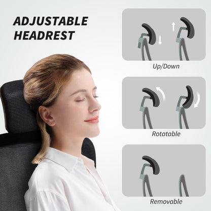 Mesh Back Office Chair, with Lumbar Support