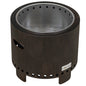 Metal Wood-burning Smokeless Fire Pit, Black