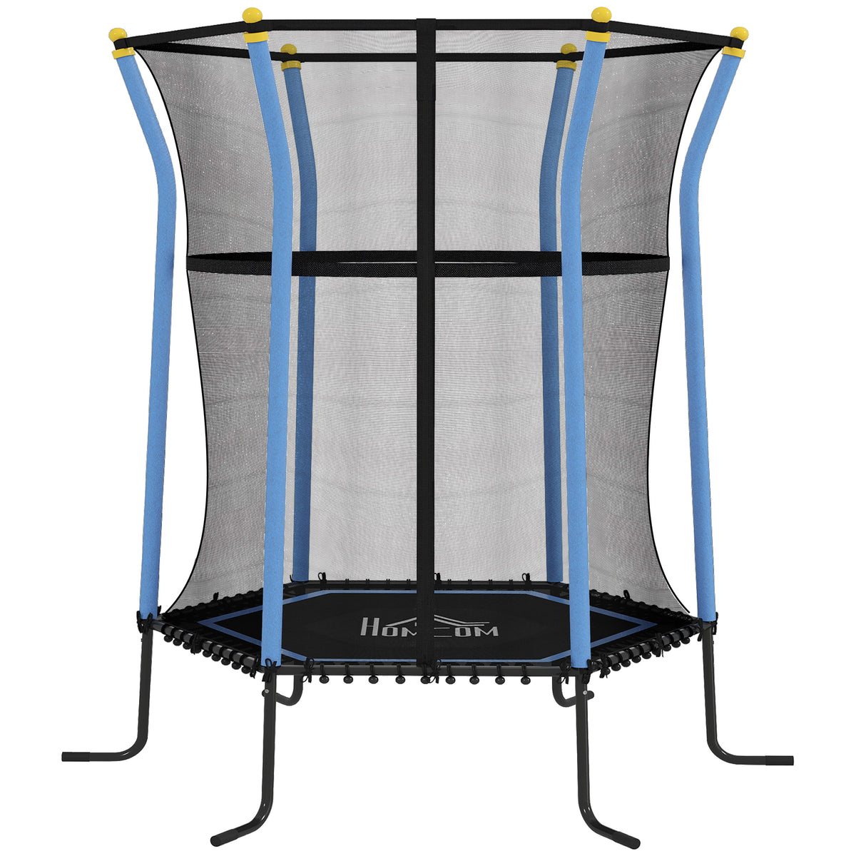 Kids Trampoline Mini Bouncer with Enclosure Safety Net For Ages 3-10 Years