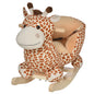 Kids Rocking Horse, Giraffe Plush Ride-On Toy with Music, Soft Touch & Seat Belt, Toddler Baby Gift for 18M+