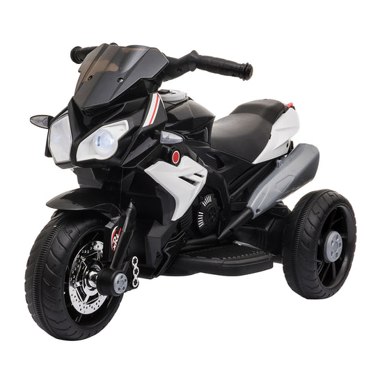 Kids Electric Motorcycle, 6V Ride on Motorcycle with 3 Wheels, LED Headlight, Music, Horn for Boys Girls 3-5 Y
