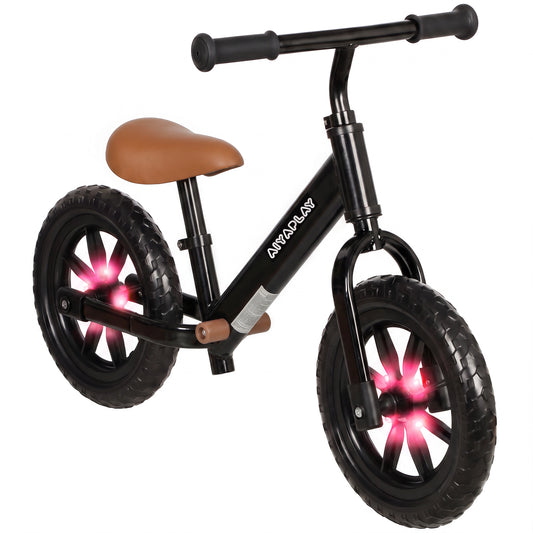 11.2" Balance Bike for 2-5 Years, Toddler Bike with Lighting Wheels, Adjustable Seat & Handlebar