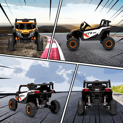 12V Kids Ride On Car with Remote Control, Kids Electric Car with Suspension System, Music, for Ages 3-5 Years