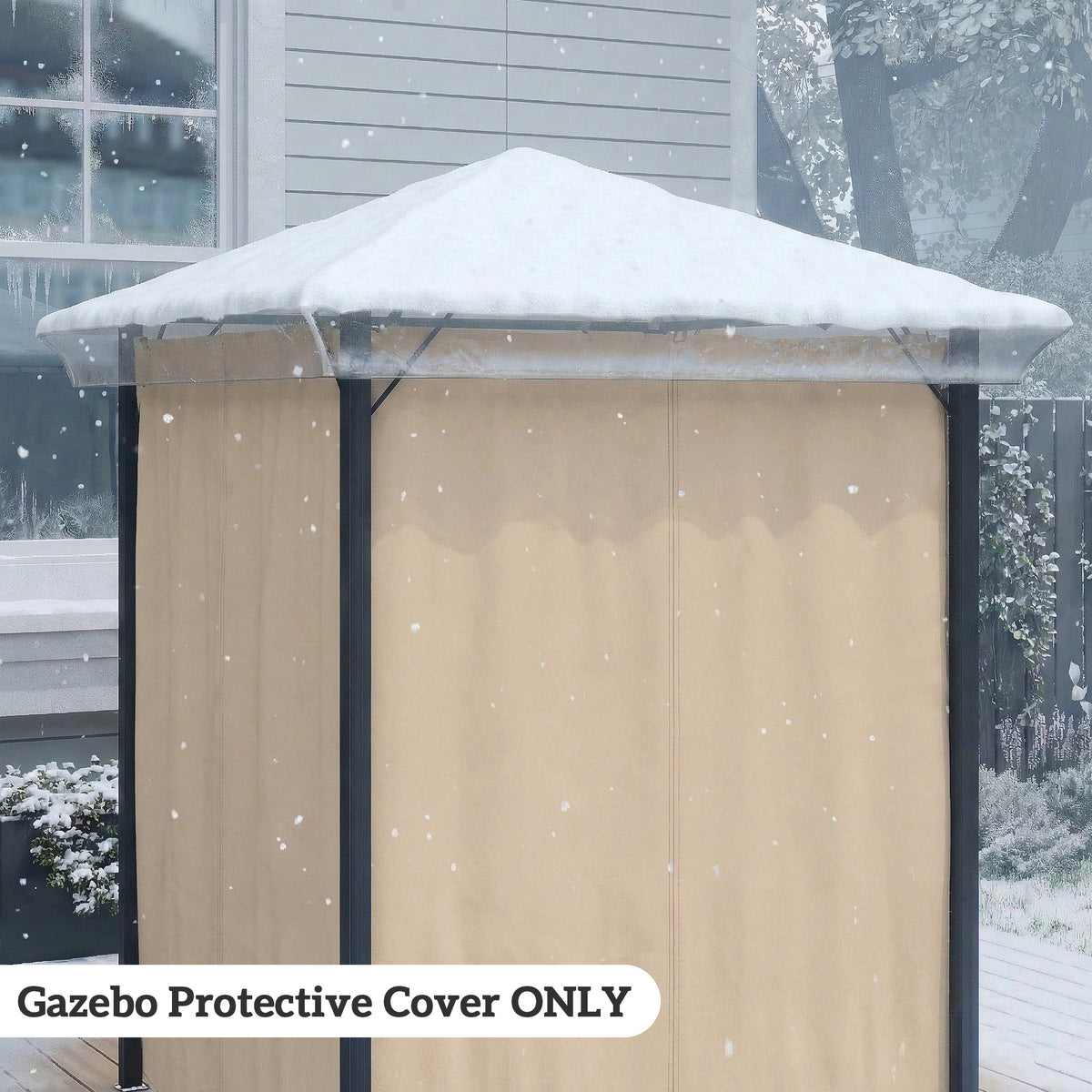 2 x 2 (m) Gazebo Protective Cover, Waterproof Cover for Gazebo, Canopy and Tent
