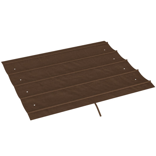 Pergola Cover Roof, 2.86 x 2.45 m Retractable Sun Shade Top for 3 x 2m Pergola Frame, UV30+ Protected