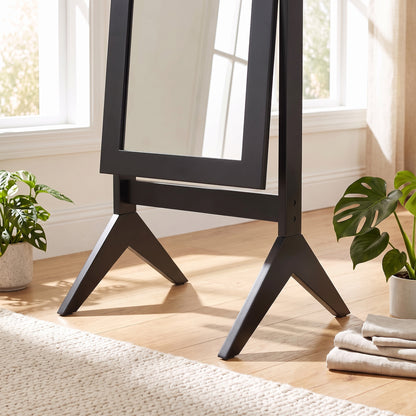 Freestanding Adjustable Angle Dressing Mirror, Full Length Mirror for Bedroom, Living Room, 148 x 47 cm