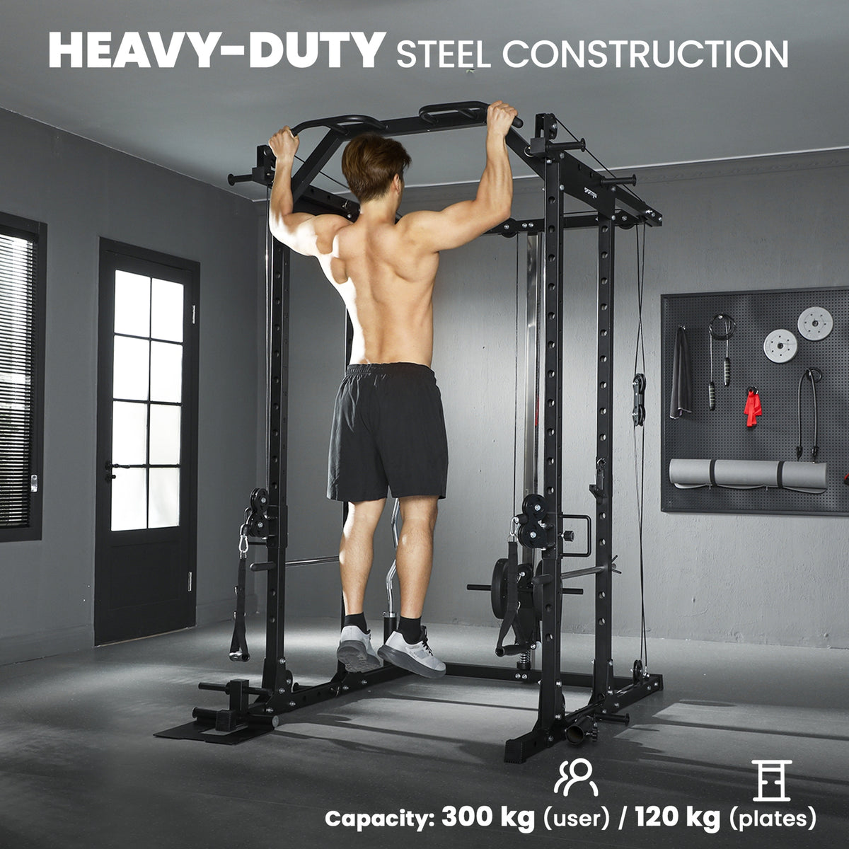Cable Crossover Machine, with Lat-Pull Down System
