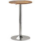 Round Bar Table, 360 Degree Swivel Counter Pub Table with Adjustable Height, for Kitchen, Cafe, Rustic Brown