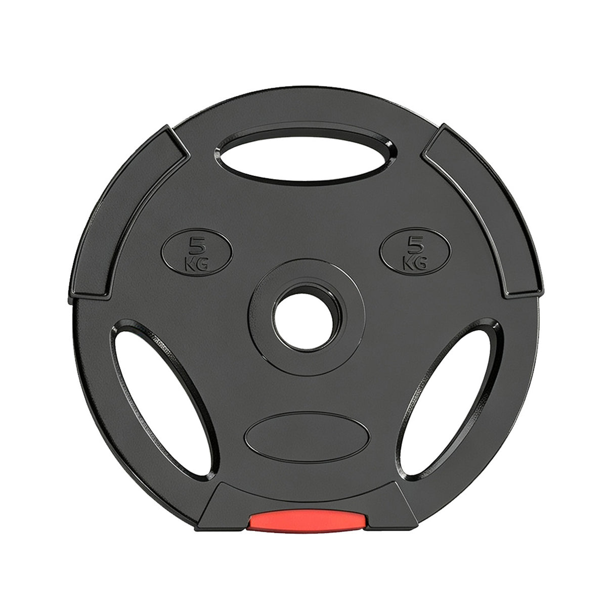 Weight Plates Set, with Two 10kg and Two 5kg weights, Black
