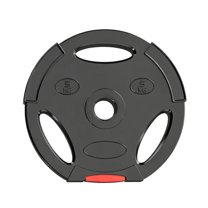 Weight Plates Set, with Two 10kg and Two 5kg weights, Black
