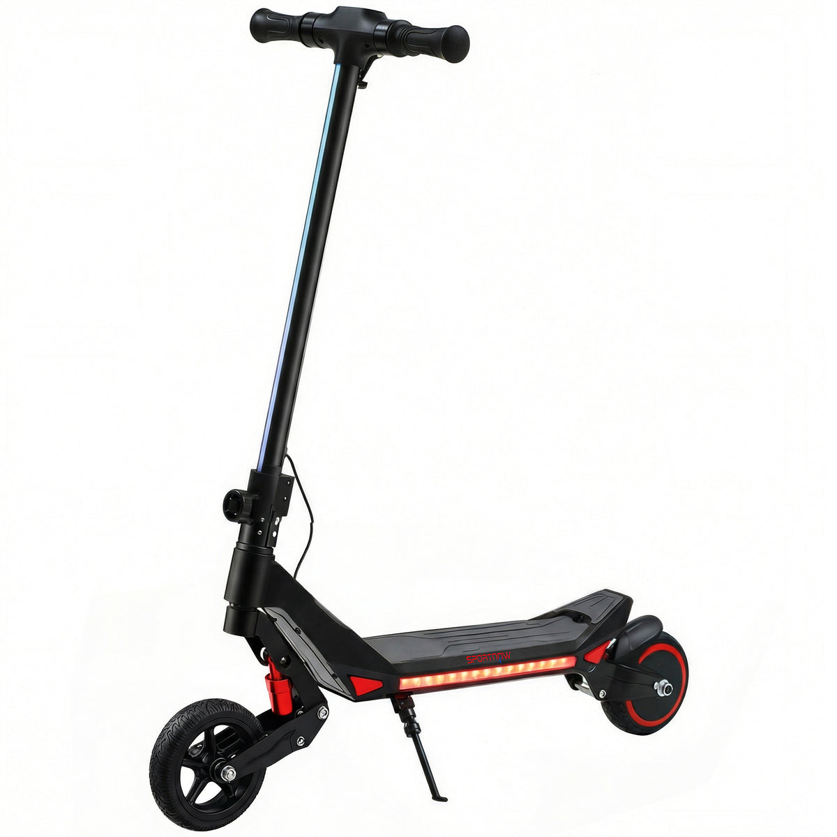 Electric Scooter for Kids, Foldable E Scooter for Age 6+ with LED Display, RGB lights, Up to 16km/h