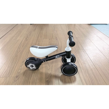Balance Bike for Kids 1-2 Years, Toddler Bike with Adjustable Seat and Lighting Rear Wheels for Boys and Girls
