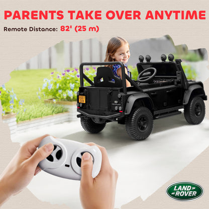 Kids Ride On Car with Remote Control, Music, Horn, 4 Spring Suspension Wheels, LED Lights for 3-5 Years Old