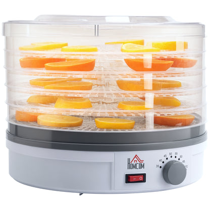 5 Tier Food Dehydrator, 245W Food Dryer Machine with Adjustable Temperature Control for Drying Fruit, Meat, Vegetable, Jerky and Pet Treat