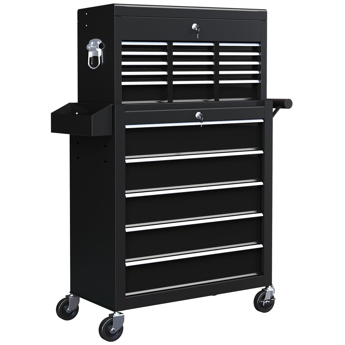 14 Drawer, Two-Part Tool Storage Chest on Wheels
