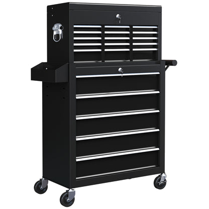 14 Drawer, Two-Part Tool Storage Chest on Wheels
