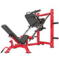 Leg Press Machine with Wheels and Calf Block, Adjustable Squat Machine for Home Gym, 455KG Capacity