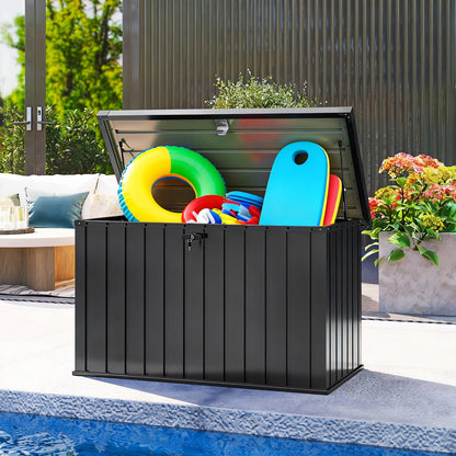 400L Galvanised Steel Garden Storage Box
