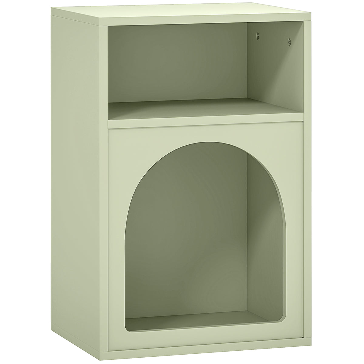 Bedside Table with 2 Open Compartments